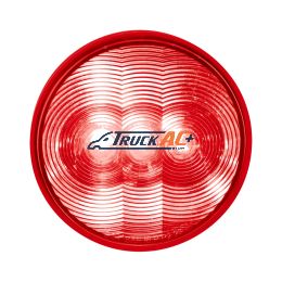 3 LED 4" Round Light (Stop, Turn, & Tail)-Red LED/Red Lens - United Pacific 38064B