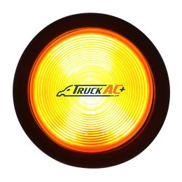 4" Round Dual Function Turn Signal Light Kit - Amber Lens - United Pacific 31101AK