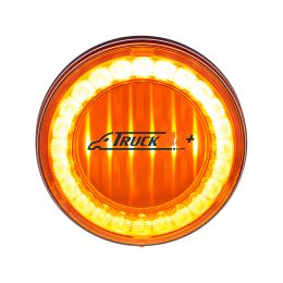 30 LED 4" Round Lumos Light I-Series (Turn Signal) - Amber LED/Amber Lens - United Pacific 36086