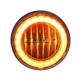 30 LED 4" Round Lumos Light I-Series (Turn Signal) - Amber LED/Clear Lens - United Pacific 36088