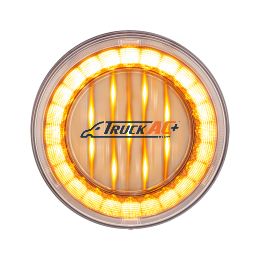 33 LED 4" Round Lumos Light X-Series (Turn Signal) - Amber LED/Clear Lens - United Pacific 36093