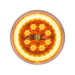 33 LED 4" Round Lumos Light S-Series (Turn Signal) - Amber LED/Amber Lens - United Pacific 36096