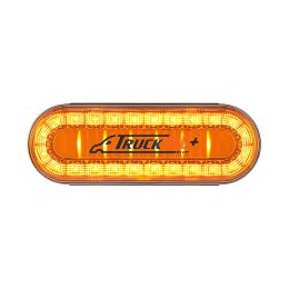 30 LED 6" Oval Lumos Light I-Series (Turn Signal) - Amber LED/Amber Lens - United Pacific 36101