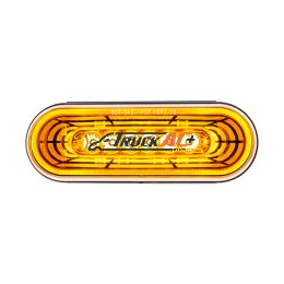 22 LED 6" Oval Abyss Light (Turn Signal) - Amber LED/Amber Lens - United Pacific 36570