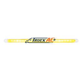 24 LED Dual Function 12" GloLight Bar (Turn Signal) - Amber LED/Clear Lens - United Pacific 36863B