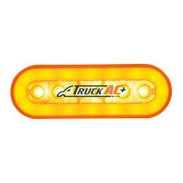 22 LED 6" Oval GloLight (Turn Signal) - Amber LED/Amber Lens - United Pacific 37129
