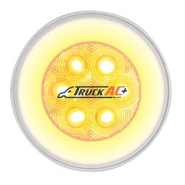 21 LED 4" GloLight (Turn Signal) - Amber LED/Clear Lens - United Pacific 37135