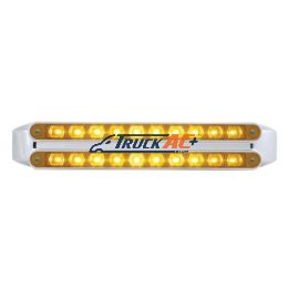 Dual 10 LED 9" Turn Signal Light Bars - Amber LED/Amber Lens - United Pacific 37324
