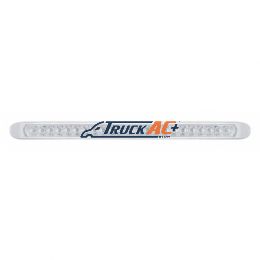 23 LED 17-1/4" Reflector Turn Signal Light Bar With Bezel - Amber LED/Clear Lens - United Pacific 37512