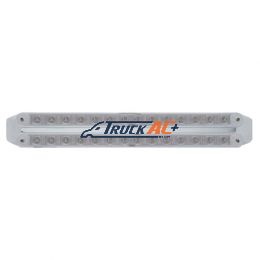 Dual 14 LED 12" Turn Signal Light Bars - Amber LED/Clear Lens - United Pacific 37667