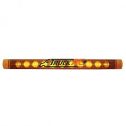 11 LED 17" Turn Signal Light Bar - Amber LED/Amber Lens - United Pacific 38463B
