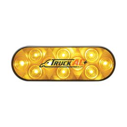 10 LED 6" Oval Turn Signal Light - Amber LED/Amber Lens - United Pacific 38775