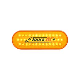40 LED Oval Turn Signal Light - Amber LED/Amber Lens - United Pacific 38784