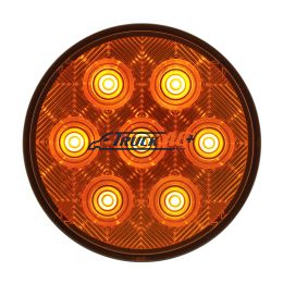 7 LED 4" Competition Series Turn Signal Light Kit - Amber LED/Amber Lens - United Pacific 39119BAK