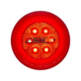 16 LED 4" Round Turbine Light (Stop, Turn & Tail) - Red LED/Red Lens - United Pacific 39214
