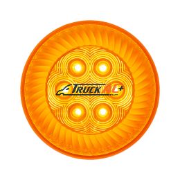 16 LED 4" Round Turbine Light (Turn Signal) - Amber LED/Amber Lens - United Pacific 39215