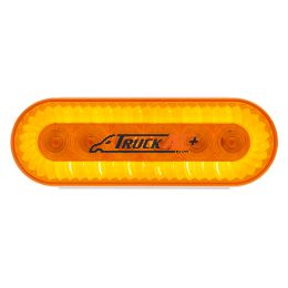 20 LED 6" Oval Turbine Light (Turn Signal) - Amber LED/Amber Lens - United Pacific 39219