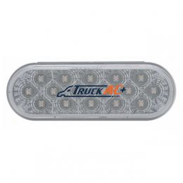 16 LED 6" Oval Reflector Turn Signal Light - Amber LED/Clear Lens - United Pacific 39342