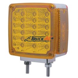 39 LED Reflector Double Face Turn Signal Light (Driver) - Amber & Red LED/Amber & Red Lens - United Pacific 39377