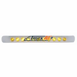 11 LED 17" Turn Signal Light Bar With Bezel - Amber LED/Amber Lens - United Pacific 39690