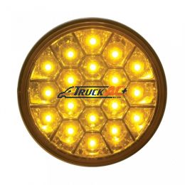 19 LED 4" Reflector Turn Signal Light - Amber LED/Amber Lens - United Pacific 39700