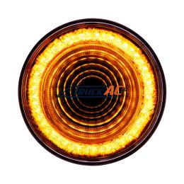 24 LED 4" Mirage Light (Turn Signal) - Amber LED/Amber Lens - United Pacific 36653