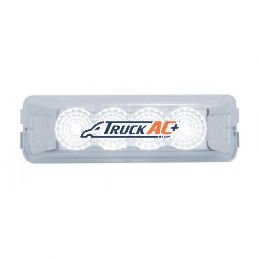 4 LED Reflector Auxiliary/Utility Light - White LED/Clear Lens - United Pacific 39938