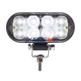 8 LED Oval Wide Angle Driving/Work Light (Retail) - United Pacific 36515