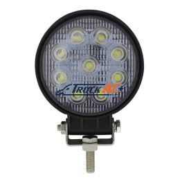 9 High Power LED Round Work Light - Spot - United Pacific 36671