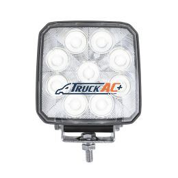 9 LED High Power 3-7/8" Square Work Light-Flood - United Pacific 36702