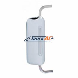 Mirror Cover With 14 LED 12" Light Bar For 2005+ Freightliner (Passenger) - Amber LED/Chrome Lens - United Pacific 42080