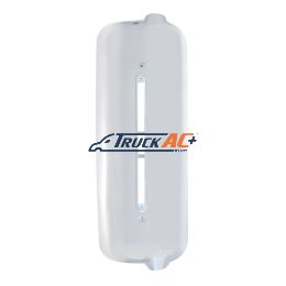 Chrome Plastic Mirror Cover With LED Cutout For 2005 & Older Freightliner Century - Passenger - United Pacific 42308