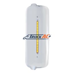Mirror Cover With 19 Amber LED 12" Reflector Light Bar For Pre-2005 FL Century- Driver -Clear Lens - United Pacific 42323