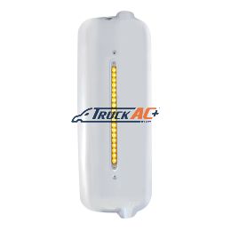 Mirror Cover With 19 Amber LED 12" Reflector Light Bar For Pre-2005 FL Century- Passenger -Clear Lens - United Pacific 42328