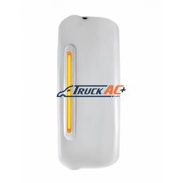 Mirror Cover With 24 Amber LED 12" GloLight For 2005+ Freightliner Century/Columbia- Driver-Amber Lens - United Pacific 42398