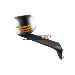 A2273566003 Chrome Hood Mirror Assembly W/ Sequential LED Lights For 2018-2025 Freightliner Cascadia - Passenger/Heated - United Pacific 42239