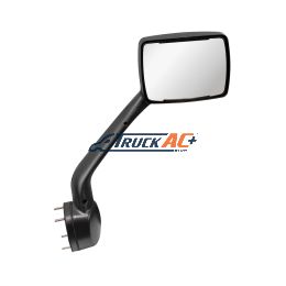 Chrome Hood Mirror Assembly W/ Sequential LED Turn Signal For 2013-2021 Kenworth T680 & Peterbilt 579 - Passenger - United Pacific 42241