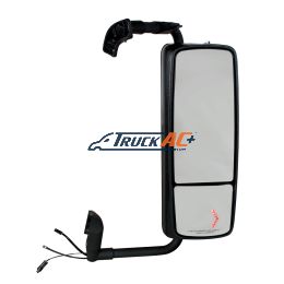 82715319 Chrome Mirror Assembly With LED Turn Signal For 2012-2017 Volvo VNL - Passenger - United Pacific 42826