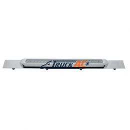 Chrome Top Mud Flap Plate With 23 SMD LED Light Bar & Bezel - Amber LED/Clear Lens (Each) - United Pacific 37320