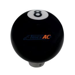 Number 8 Pool Ball Gearshift Knob - Gloss Black - United Pacific 70025