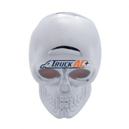 Plastic Skull Gearshift Knob - Chrome - United Pacific 70026