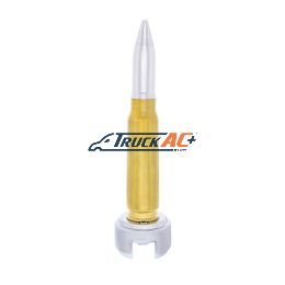 50 Caliber Bullet Style Thread-On Gearshift Knob With 13/15/18 Speed Adapter - United Pacific 70590