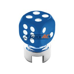 Blue Dice Gearshift Knob With 13/15/18 Speed Adapter - United Pacific 70618