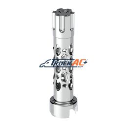 Austin Style Gun Cylinder Gearshift Knob With 13/15/18 Speed Adapter - Chrome/Vertical - United Pacific 70650