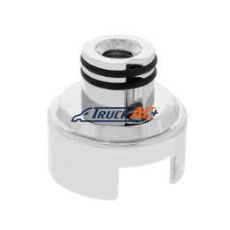 Gearshift Adapter W/LED Mount For Eaton-Fuller 13/15/18 Speed - Chrome/Vertical - United Pacific 70664B