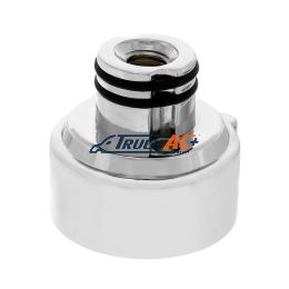 Gearshift Adapter W/LED Mount For Eaton-Fuller 9/10 Speed - Chrome/Vertical - United Pacific 70665B
