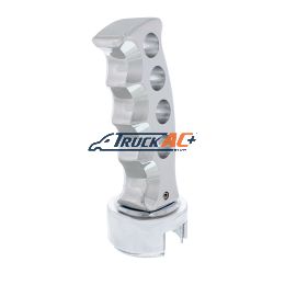 Gatling Style Gearshift Knob With 13/15/18 Speed Adapter - Chrome - United Pacific 70683