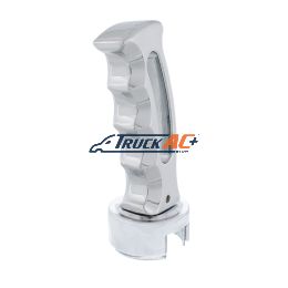 Slot Style Gearshift Knob With 13/15/18 Speed Adapter - Chrome - United Pacific 70684