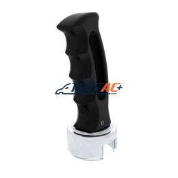 Slot Style Gearshift Knob With 13/15/18 Speed Adapter - Black - United Pacific 70694