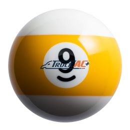 Number 9 Pool Ball Gearshift Knob - Gloss Yellow Striped - United Pacific 70758